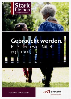 Vorschaubild Vorschaubild 1: Gebraucht werden. Eines der besten Mittel gegen Sucht.