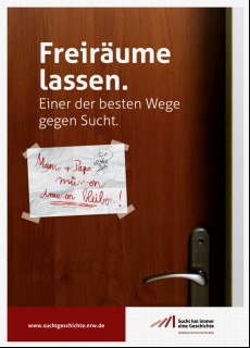 Vorschaubild Vorschaubild 1: Freiräume lassen. Eines der besten Wege gegen Sucht.