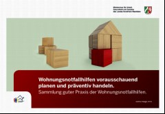 Vorschaubild 1: Wohnungsnotfallhilfen vorausschauend planen und präventiv handeln.