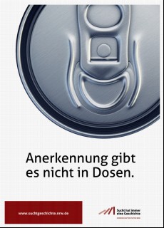 Vorschaubild Vorschaubild 1: Anerkennung gibt es nicht in Dosen