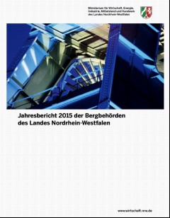 Vorschaubild Vorschaubild 1: Jahresbericht 2015 Bergbehörden