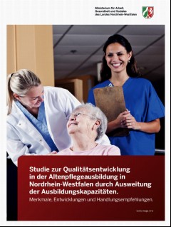 Vorschaubild Vorschaubild 1: Studie zur Qualitätsentwicklung in der Altenpflegeausbildung in Nordrhein-Westfalen durch Ausweitung der Ausbildungskapazitäten