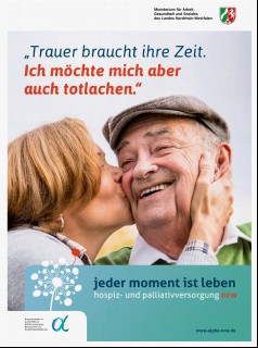 Vorschaubild Vorschaubild 1: Plakat "Trauer braucht ihre Zeit"