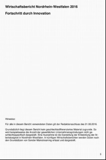 Vorschaubild Vorschaubild 3: Wirtschaftsbericht Nordrhein-Westfalen 2016