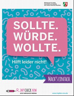 Vorschaubild Vorschaubild 1: Plakat: Sollte. Wollte. Würde.Hilfe leider nicht!